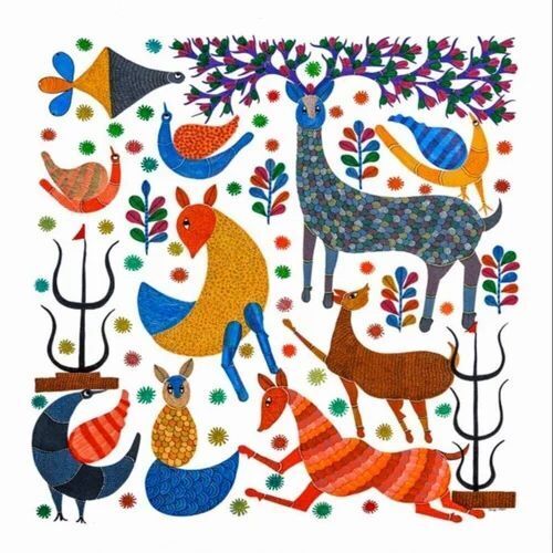 Canvas Animals Painting