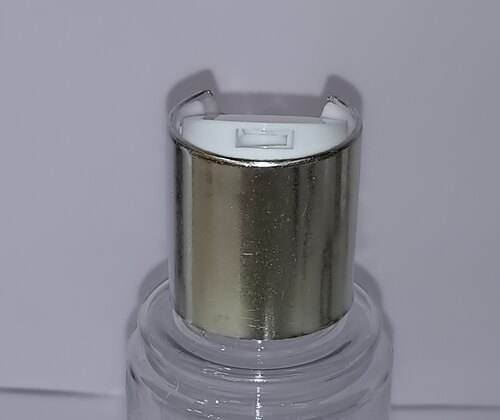 Disc Top 24mm White With Silver Cap