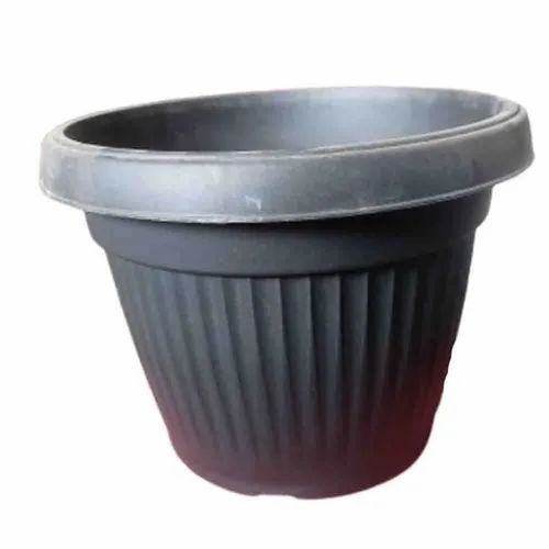Ivory Plastic Flower Pot