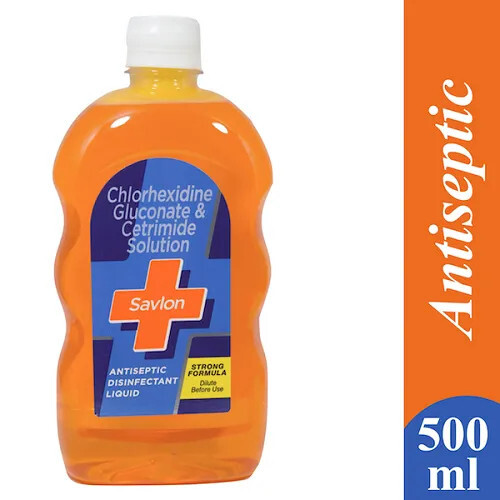 Savlon Antiseptic Liquid 500 Ml - Color: Orange