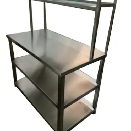 Stainless Steel Counter Table - Color: Silver