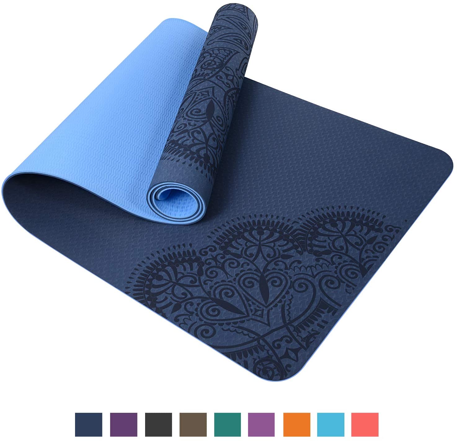 Yoga Mat - Color: Blue