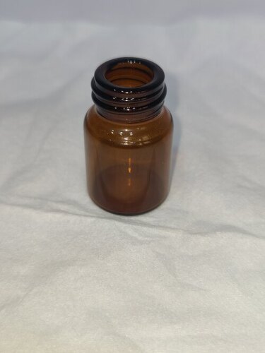5ml Amber Flat Shoulder Glass Bottle