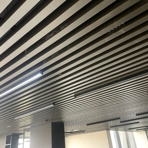 Galvanized Steel Color Coated Baffle Ceiling - Application: Office