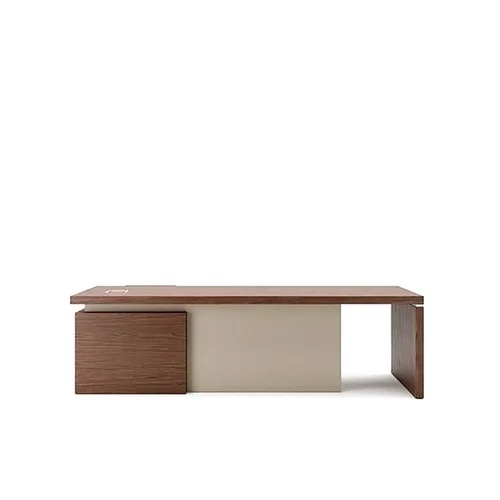 Wooden Office Table Brown
