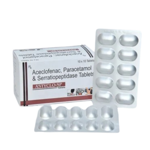 Aceclofenac Paracetamol And Serratiopeptidase Tablets