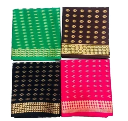 Cotton Border Blouse Fabric