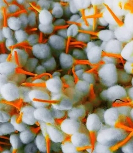Orange Tip Round Cotton Wicks
