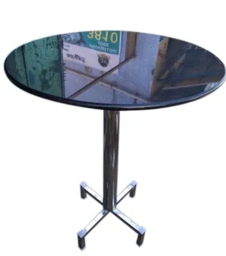 Stainless Steel Round Dining Table