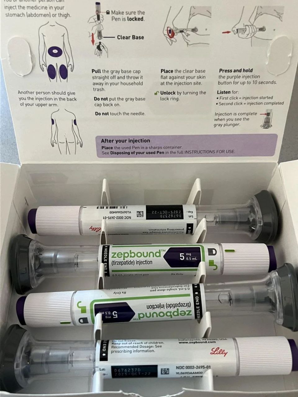 Zepbound Tirzepatide Injection - Dosage Form: Liquid