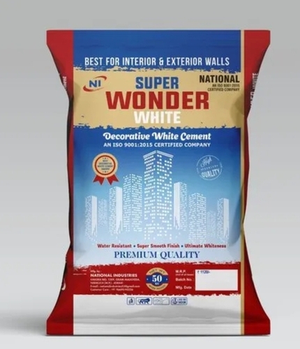 Super Wonder Decorative White Cement