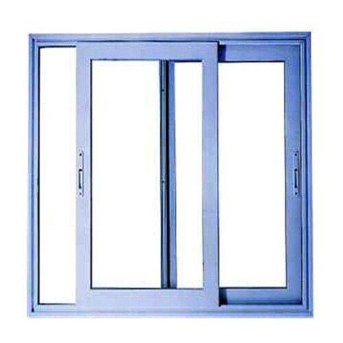 White Frame Aluminium Hotel Sliding Window - Application: Na