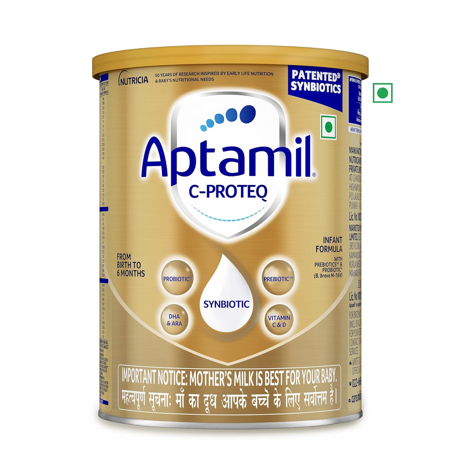 Aptamil C-Proteq Infant Milk Formula 400 Gms - Age Group: Baby