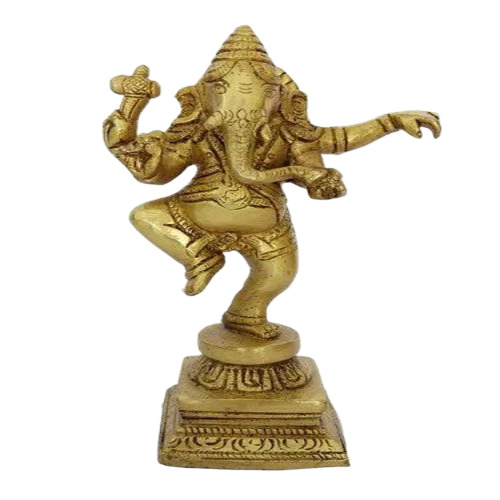 Brass Dancing Ganesha Statue