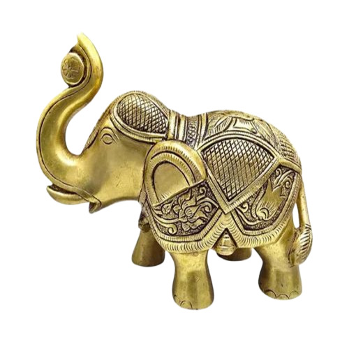 Brass Elephant Statue