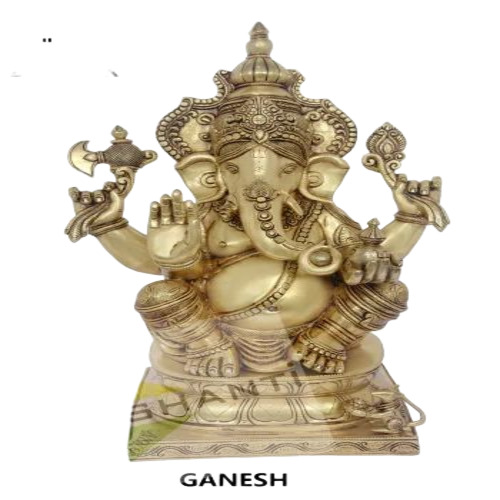 Brass Ganesha Ji Statue