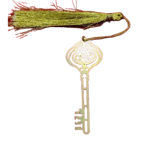 Brass Key Design Bookmarks