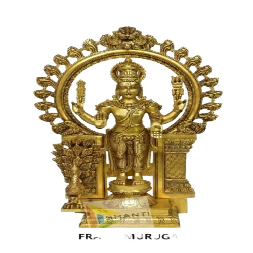 Brass Murugan God Statue