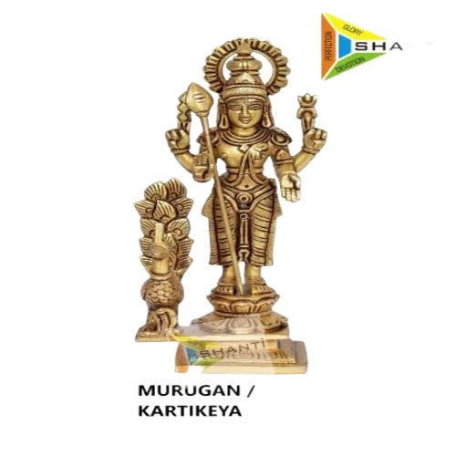 Brass Murugan Statue