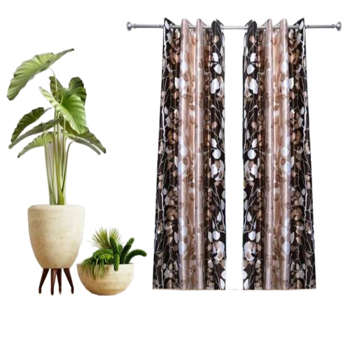 Brown Heavy Knitting Door Curtains