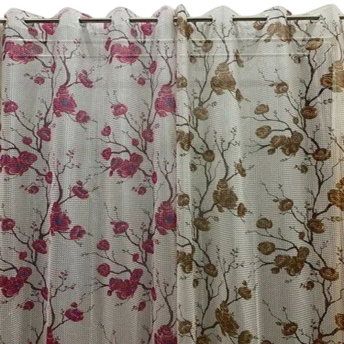 Flower Printed Door Curtains