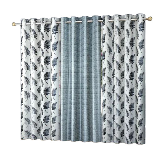 Grey Heavy Knitting Door Curtains