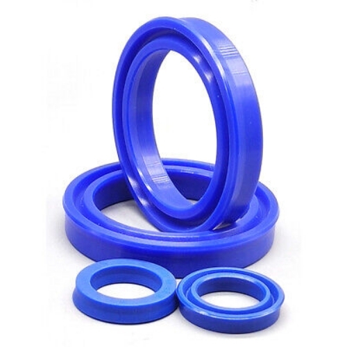 Hydraulic Oil Seals - Rubber Material Round Shape Blue Color | Good Quality Fine Finish Easy To Install Oil Resistant