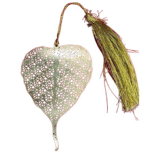 Laser Cut Brass Bookmark