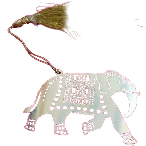 Metal Elephant Design Bookmark