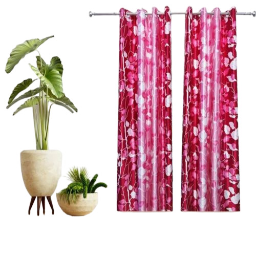 Pink Heavy Knitting Door Curtains
