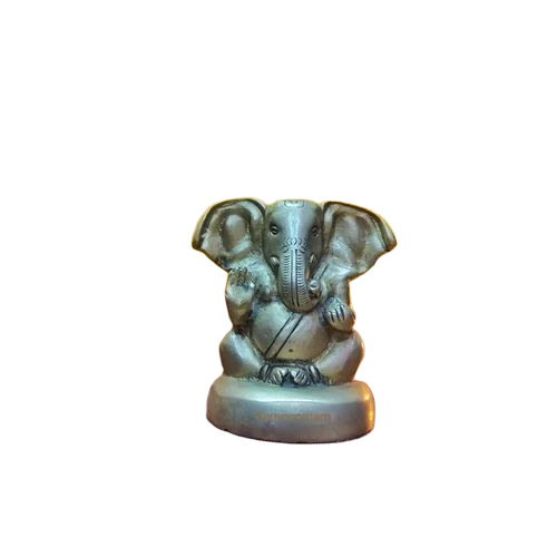 Plain Brass Ganesha Statue