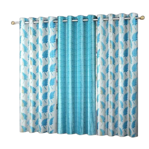 Printed Leaf Door Curtains
