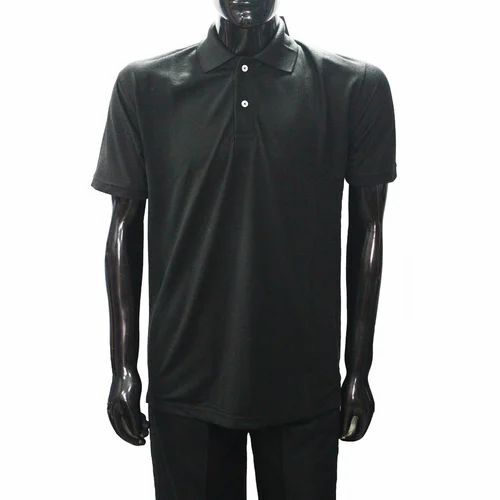 Black Cotton T Shirt