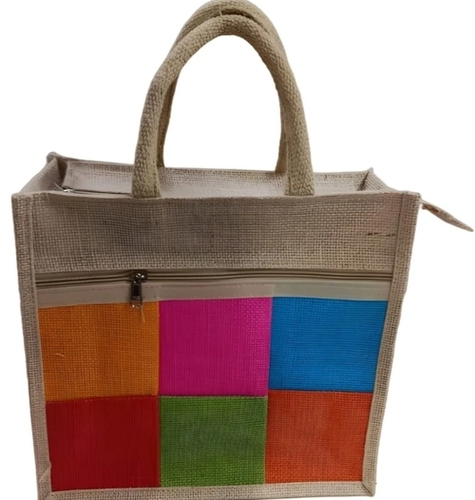 Block Print Shopping Jute Bag