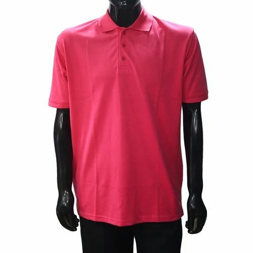 Pink Plain T Shirt