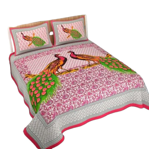 Cotton Jaipuri Print Bedsheet
