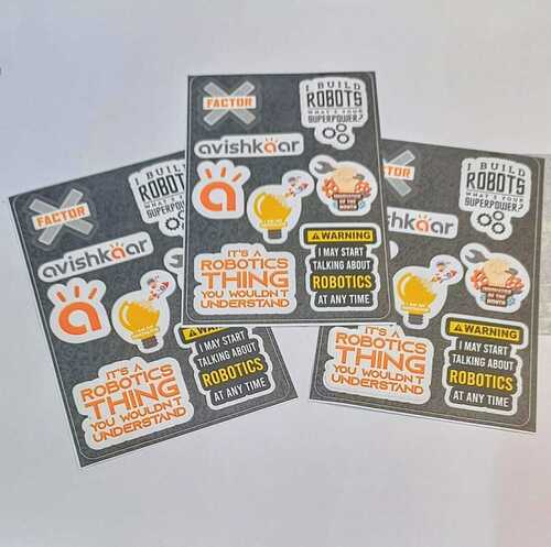 Die Cut Printed Stickers