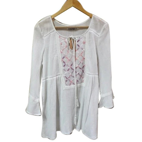 Embroidered Cotton Tunic