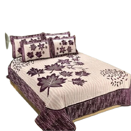 Floral Cotton Double Bed Sheets