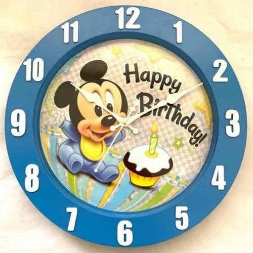 Kids Round Wall Clock