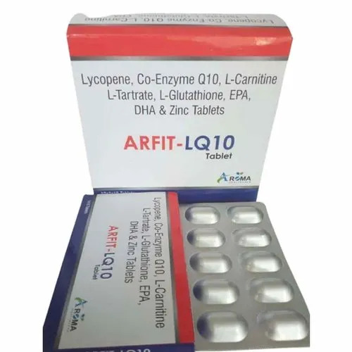 Lycopene Co Enzyme Q10 L Carnitine L Tartrate L Glutathione EPA DHA Zinc Tablets