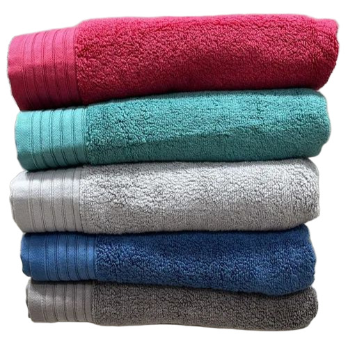 Plain Cotton Bath Towels