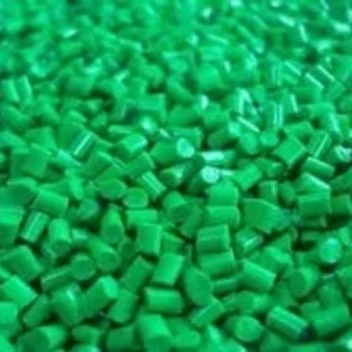 Green Plastic Granules