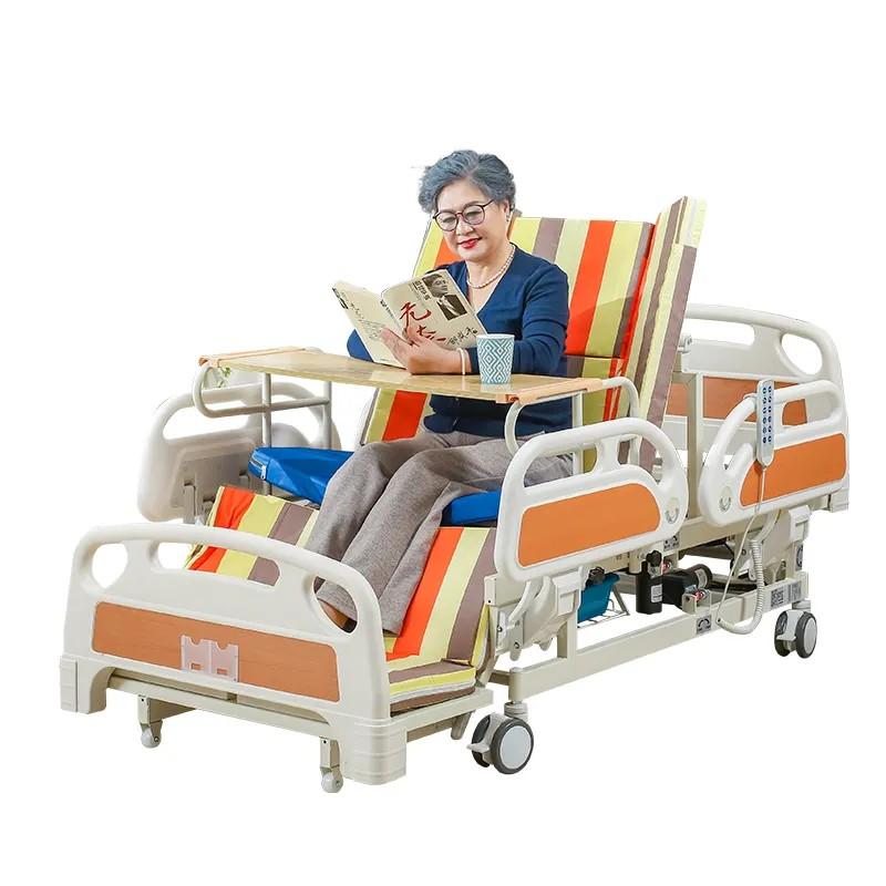 Multi-funtional Electric Motorized Full Bending Nursing Bed