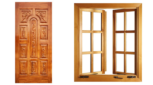 Teak Wood Doors - Color: Brown