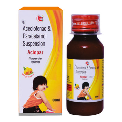 Aceclofenac & Paracetamol Suspension (Pharmaceutical Syrup) - Ingredients: General Medicines