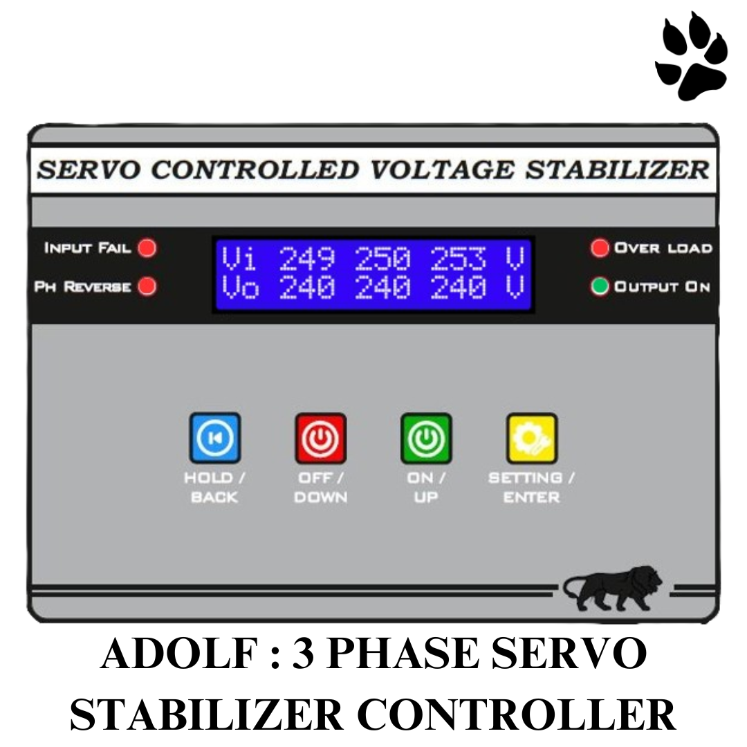 Adolf Three Phase Servo Stabilizer Card