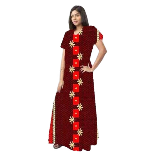 Hand Washable Ladies Cotton Gown