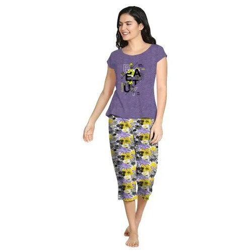 Ladies 3/4 Short Pyjama Set
