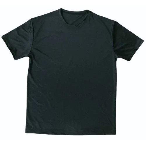 Men Plain Polyester T Shirt